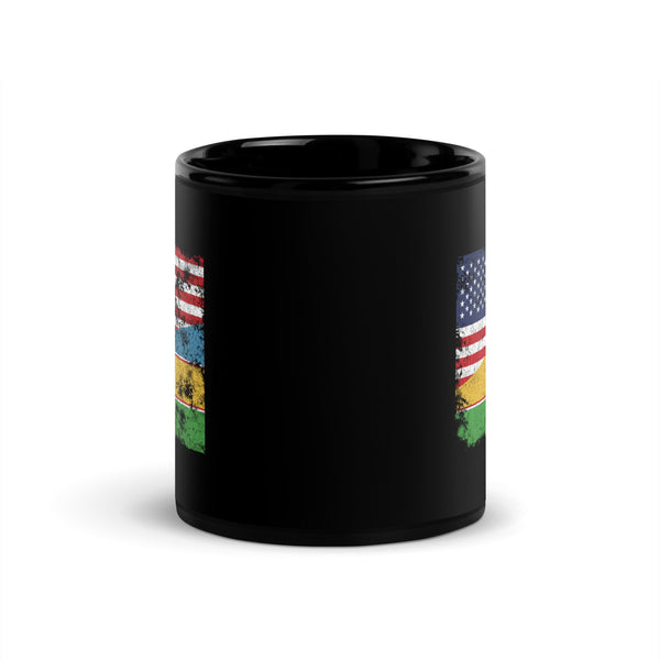 Karakalpakstan USA Flag Mug