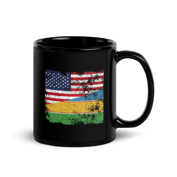 Karakalpakstan USA Flag Mug