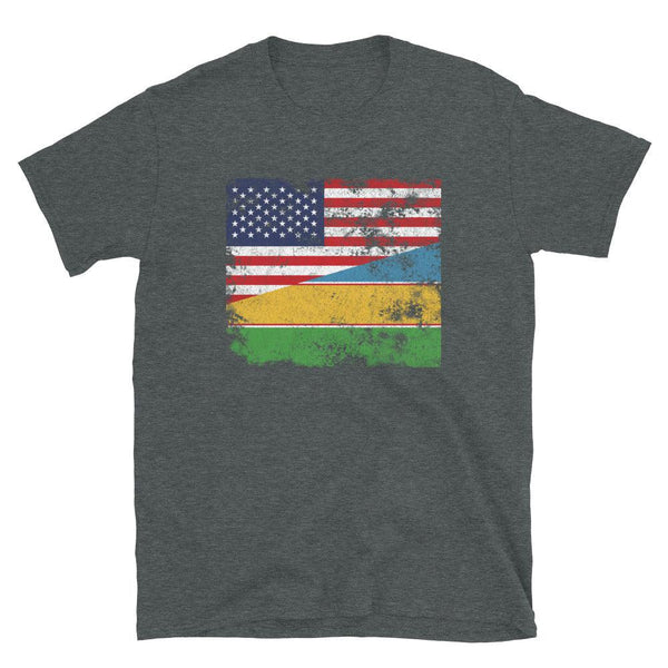 Karakalpakstan USA Flag T-Shirt