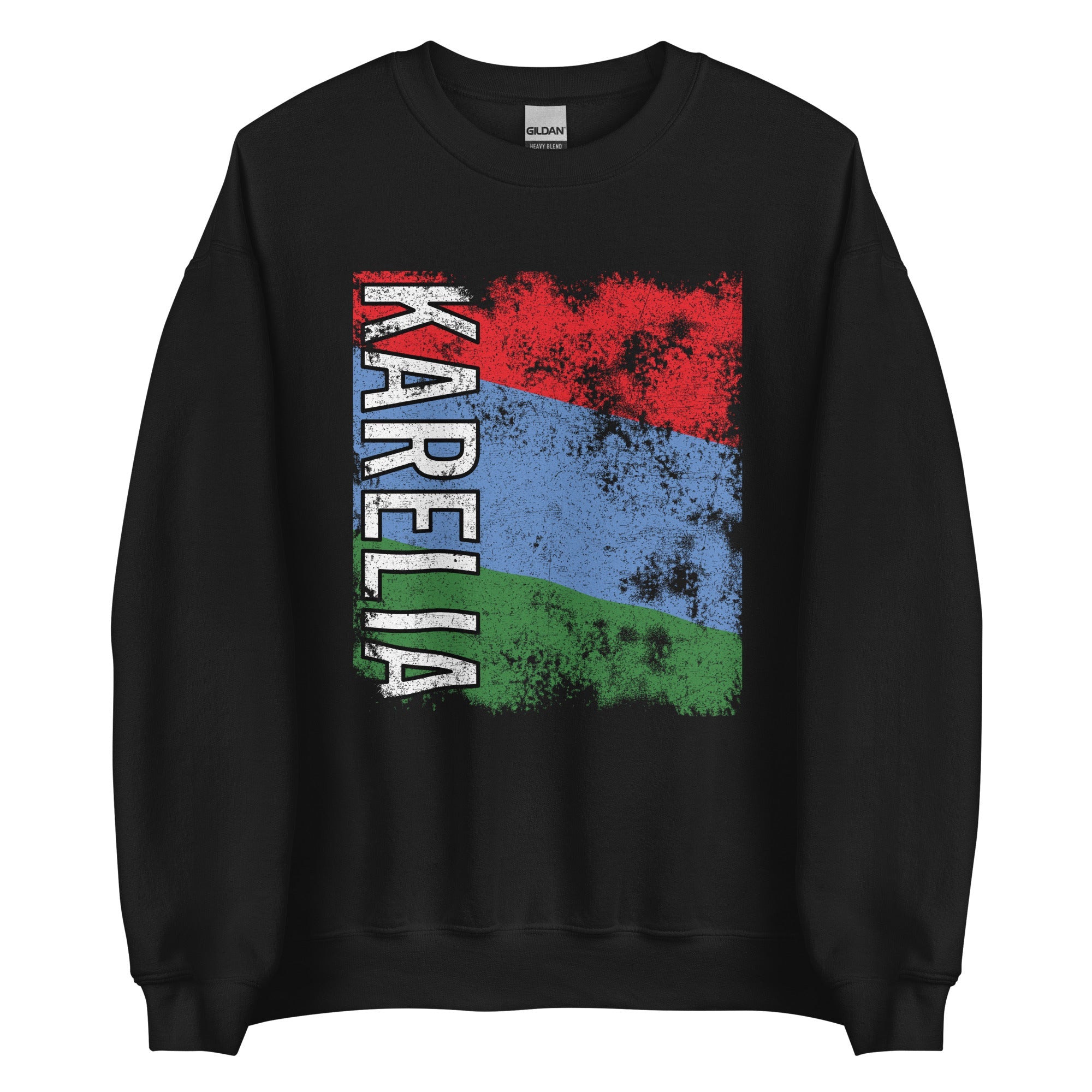 Karelia Flag - Distressed Flag Sweatshirt