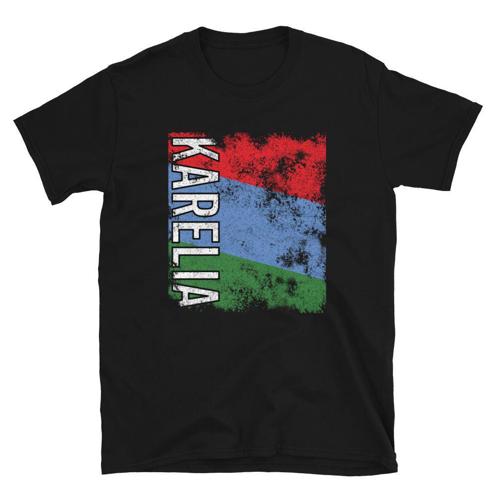 Karelia Flag Distressed T-Shirt