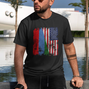 Karelia USA Flag - Half American T-Shirt