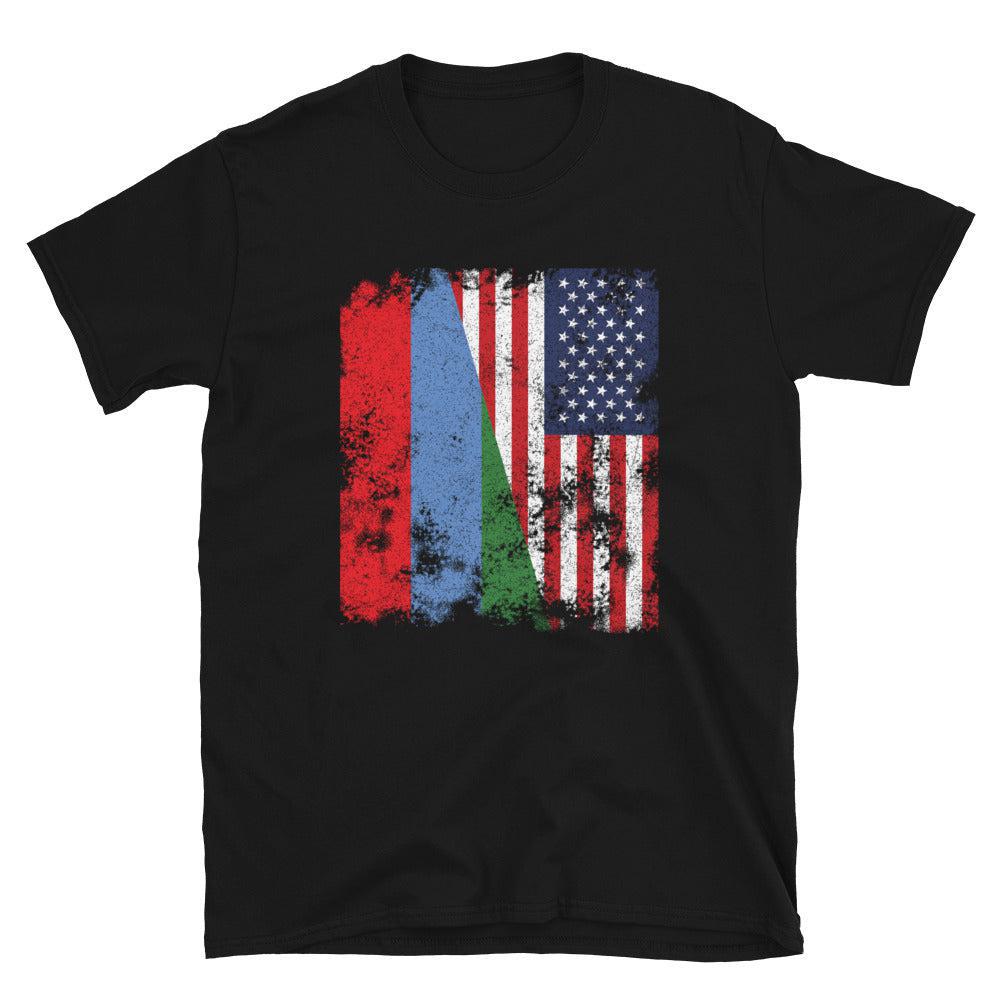 Karelia USA Flag - Half American T-Shirt