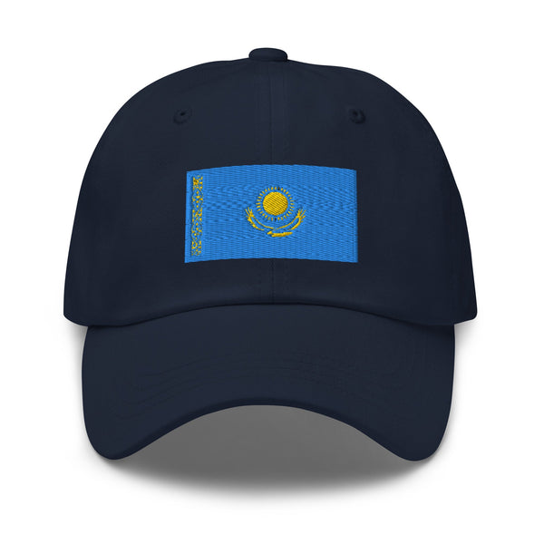 Kazakhstan Flag Cap - Adjustable Embroidered Dad Hat