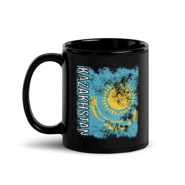 Kazakhstan Flag - Distressed Flag Mug