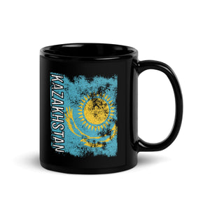 Kazakhstan Flag - Distressed Flag Mug