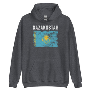 Kazakhstan Flag Vintage Kazakhstani Flag Hoodie