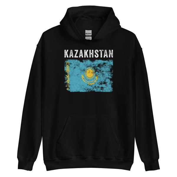 Kazakhstan Flag Vintage Kazakhstani Flag Hoodie