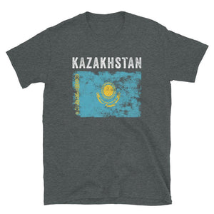 Kazakhstan Flag Vintage Kazakhstani Flag T-Shirt