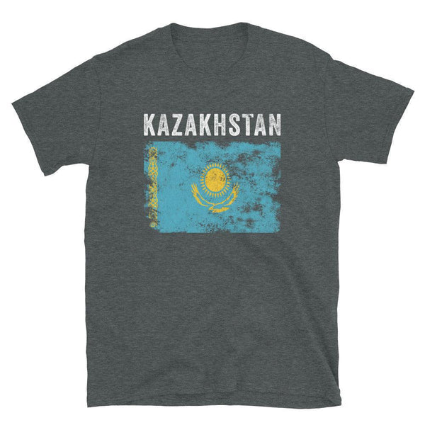 Kazakhstan Flag Vintage Kazakhstani Flag T-Shirt