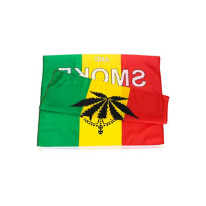 Keep Calm and Smoke Weed Rasta Flag - 90x150cm(3x5ft) - 60x90cm(2x3ft)