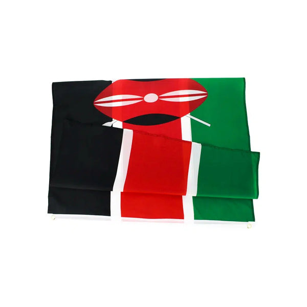 Kenya Flag - 90x150cm(3x5ft) - 60x90cm(2x3ft)