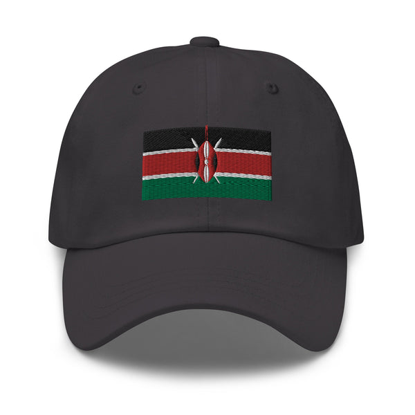 Kenya Flag Cap - Adjustable Embroidered Dad Hat