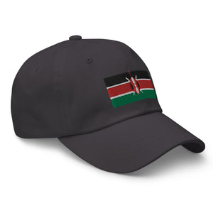 Kenya Flag Cap - Adjustable Embroidered Dad Hat