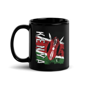 Kenya Flag - Distressed Flag Mug
