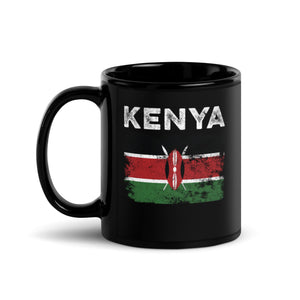 Kenya Flag Distressed - Kenyan Flag Mug