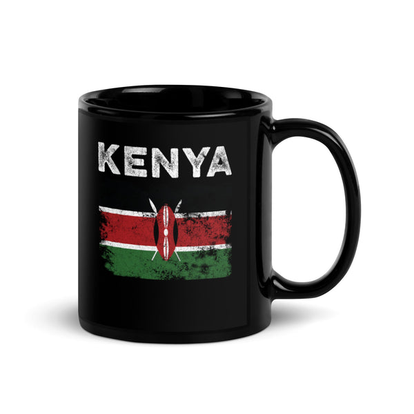 Kenya Flag Distressed - Kenyan Flag Mug