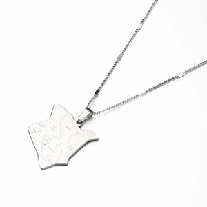 Kenya Map Necklace