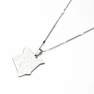 Kenya Map Necklace