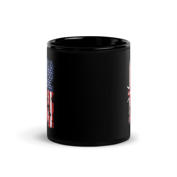 Kenya USA Flag - Half American Mug