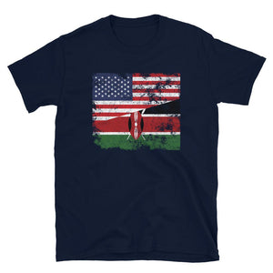 Kenya USA Flag T-Shirt