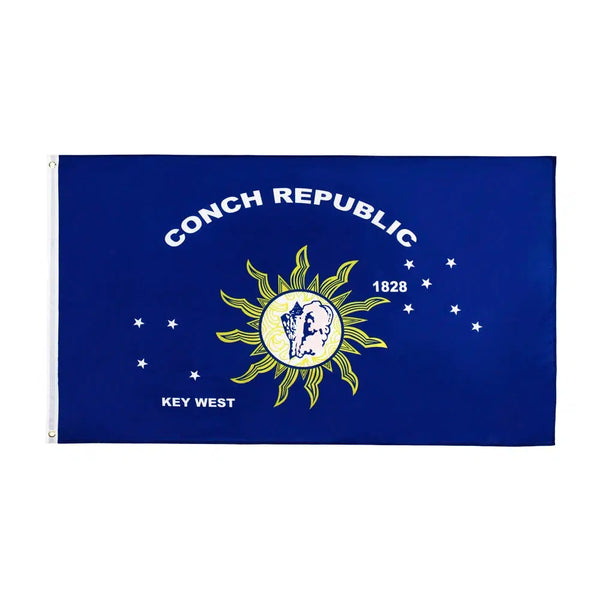 Key West Flag - 90x150cm(3x5ft) - 60x90cm(2x3ft) - Conch Republic Flag