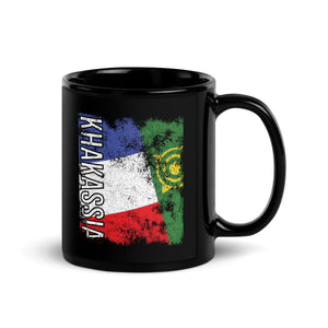 Khakassia Flag - Distressed Flag Mug