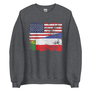 Khakassia USA Flag Sweatshirt