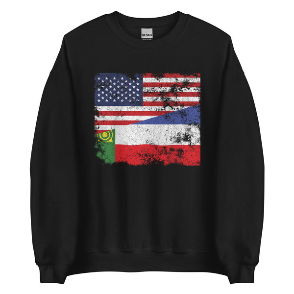 Khakassia USA Flag Sweatshirt