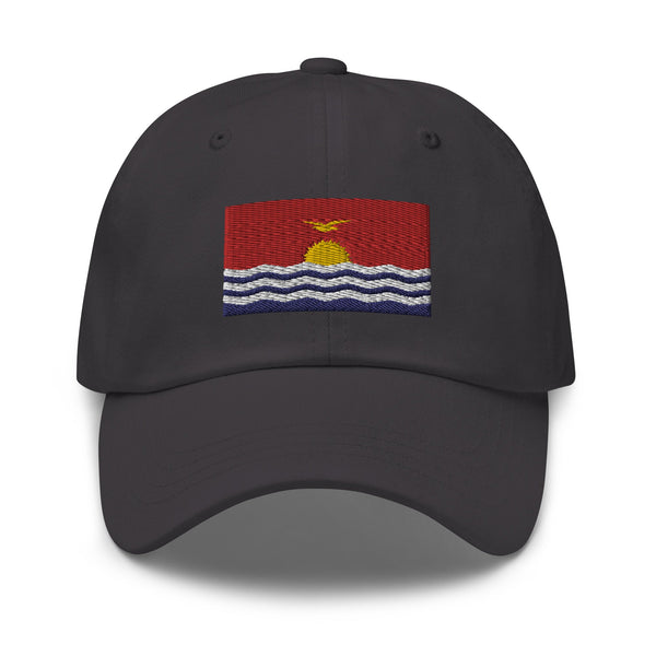 Kiribati Flag Cap - Adjustable Embroidered Dad Hat