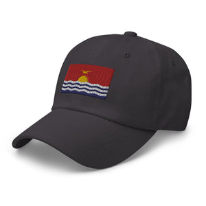 Kiribati Flag Cap - Adjustable Embroidered Dad Hat