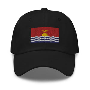 Kiribati Flag Cap - Adjustable Embroidered Dad Hat