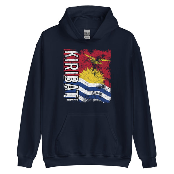 Kiribati Flag - Distressed Flag Hoodie