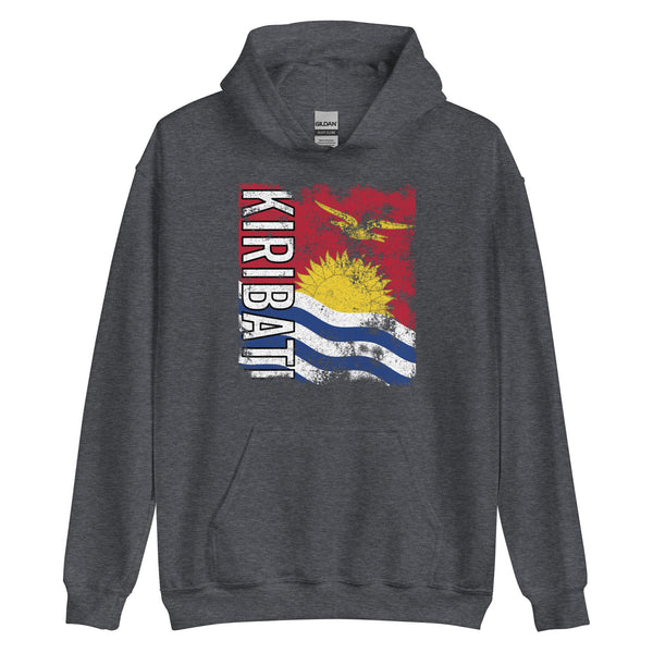 Kiribati Flag - Distressed Flag Hoodie