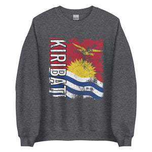 Kiribati Flag - Distressed Flag Sweatshirt