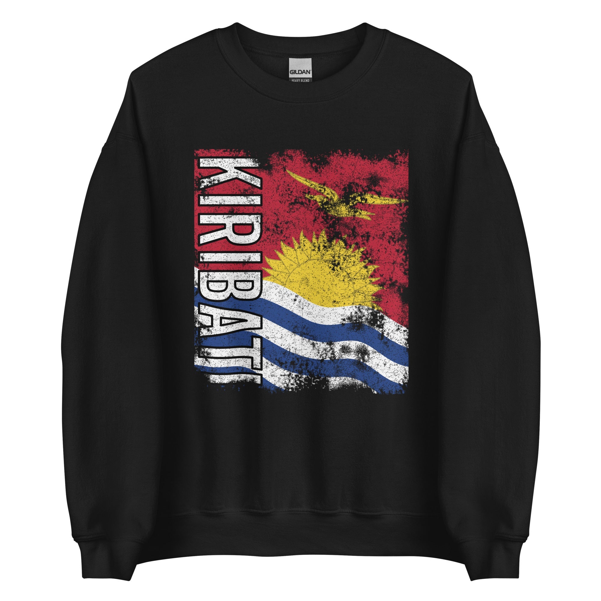 Kiribati Flag - Distressed Flag Sweatshirt