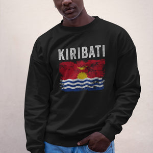 Kiribati Flag Distressed I Kiribati Flag Sweatshirt