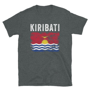 Kiribati Flag Distressed I Kiribati Flag T-Shirt