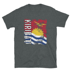 Kiribati Flag Distressed T-Shirt