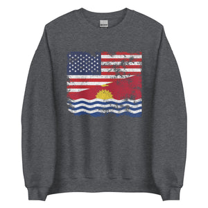 Kiribati USA Flag Sweatshirt