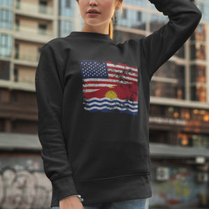 Kiribati USA Flag Sweatshirt