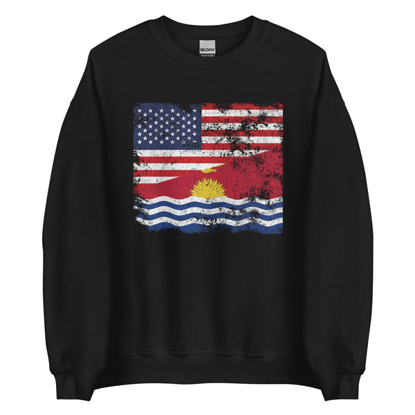Kiribati USA Flag Sweatshirt