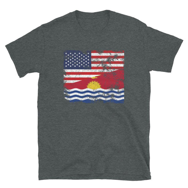 Kiribati USA Flag T-Shirt