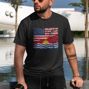 Kiribati USA Flag T-Shirt