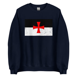 Knights Templar Flag Sweatshirt