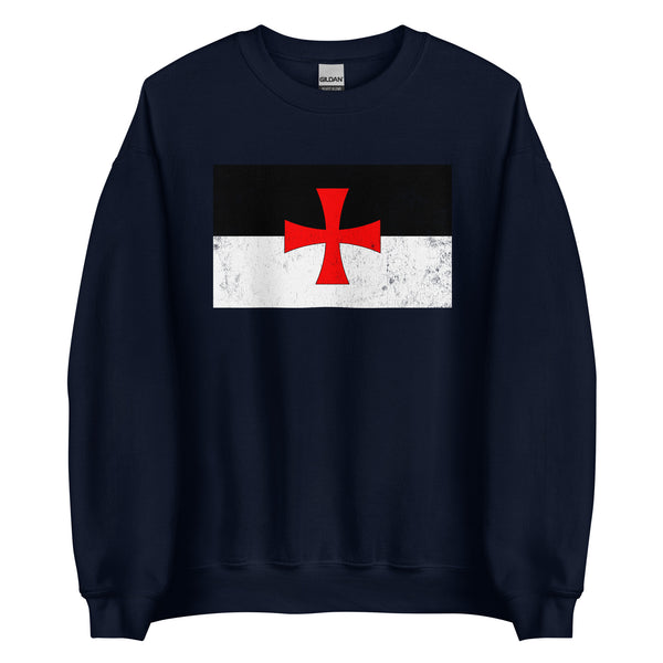 Knights Templar Flag Sweatshirt