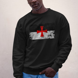 Knights Templar Flag Sweatshirt