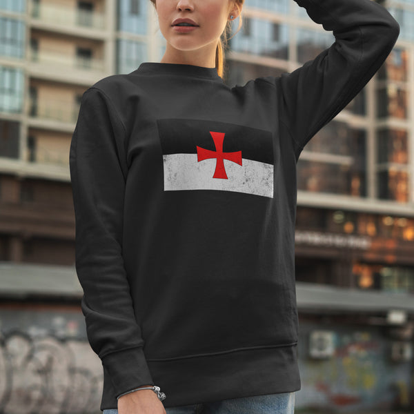 Knights Templar Flag Sweatshirt