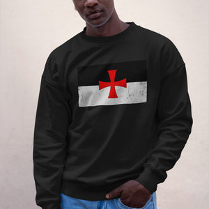 Knights Templar Flag Sweatshirt