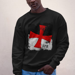 Knights Templar Flag Sweatshirt
